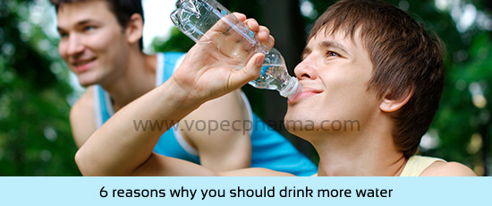 reasons why you should drink more water