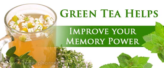 Green Tea Helps Improve your Memory Power
